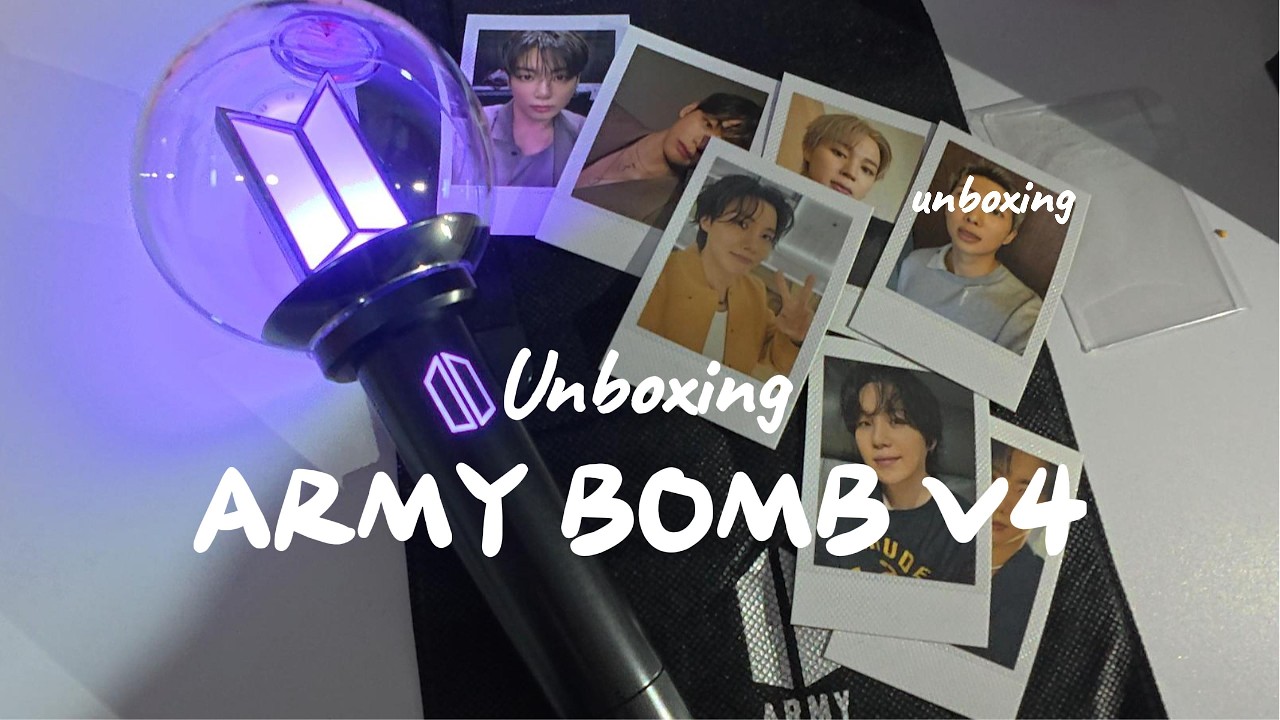 UNBOXING BTS ARMY BOMB V4 (Light Stick Oficial) 💜