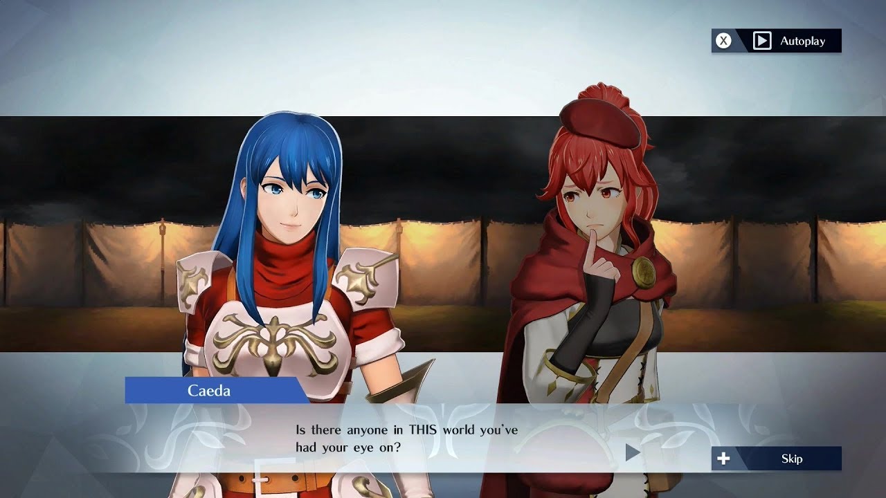 Fire Emblem Warriors - Caeda & Anna Support Conversation