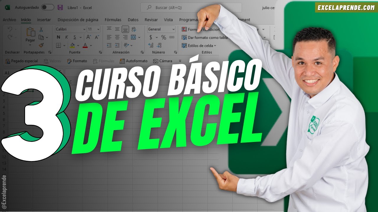 ✅ Clase 3 Curso básico de Excel | Datly Educación