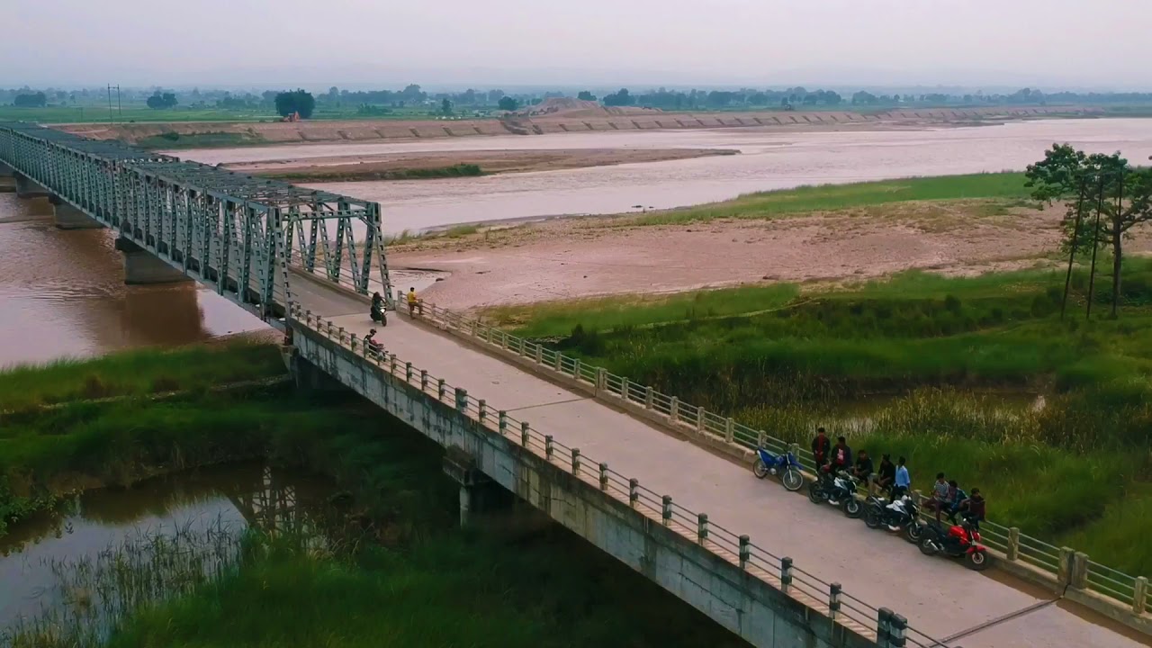 #Drone shot of rapti bridge || short video #jrmilanvlogs