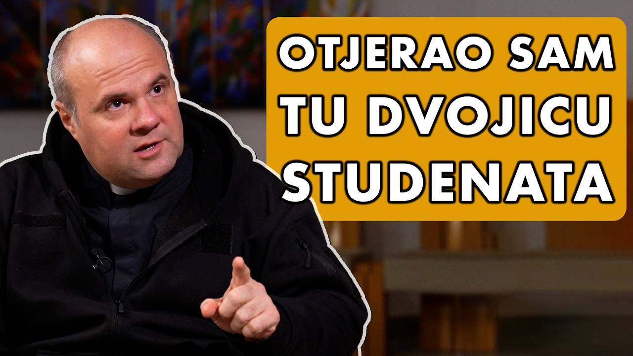 SVJEDOČANSTVO - don Damir Stojić: Otjerao sam tu dvojicu studenata!