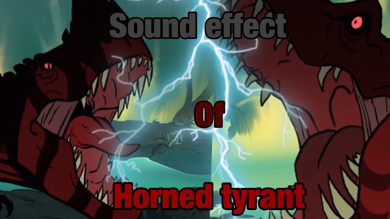 Sound effect of horned tyrant (tyrannosaurus)  Genndy Tartakovsky's Primal