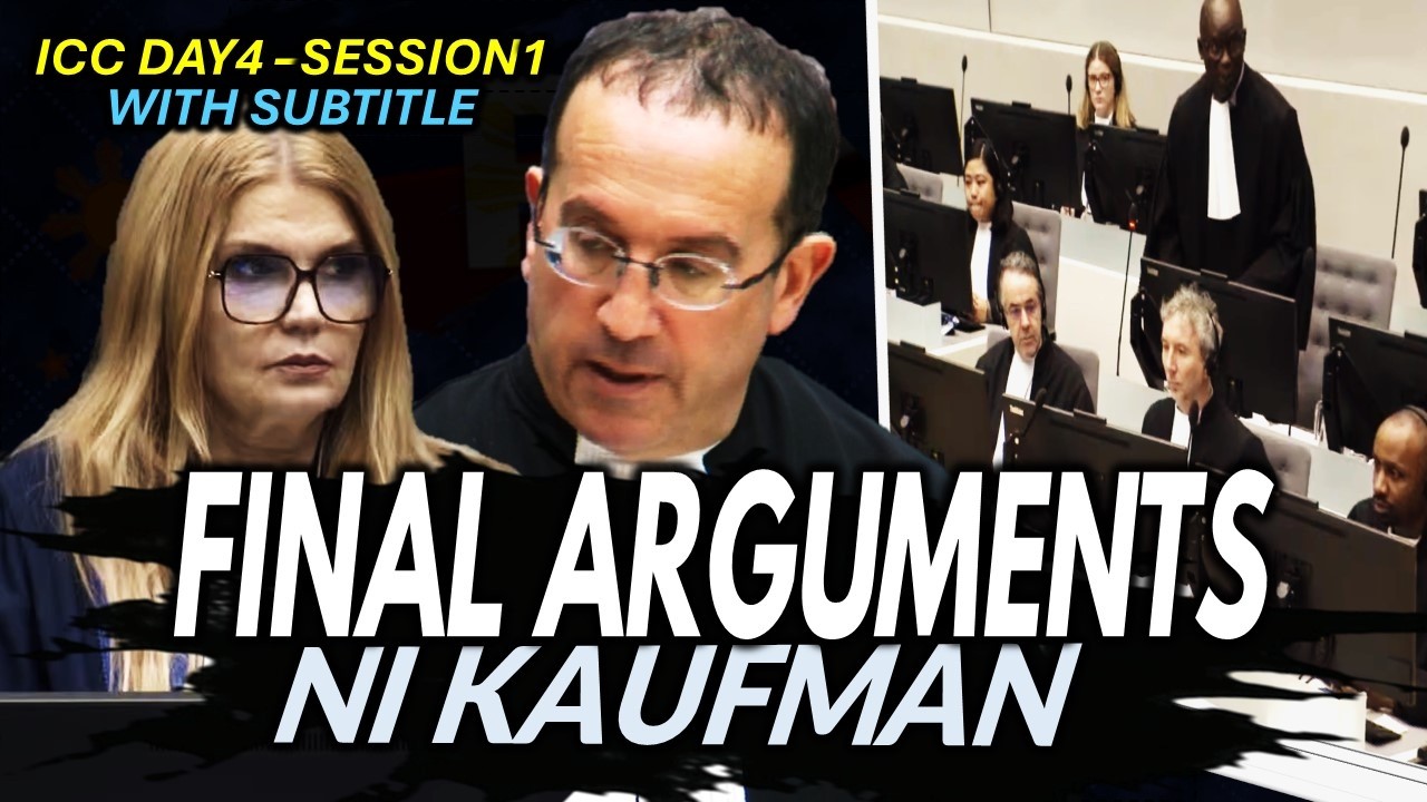 Final Argument ni Kaufman para iligtas si dating Pangulong Duterte sa ICC trial