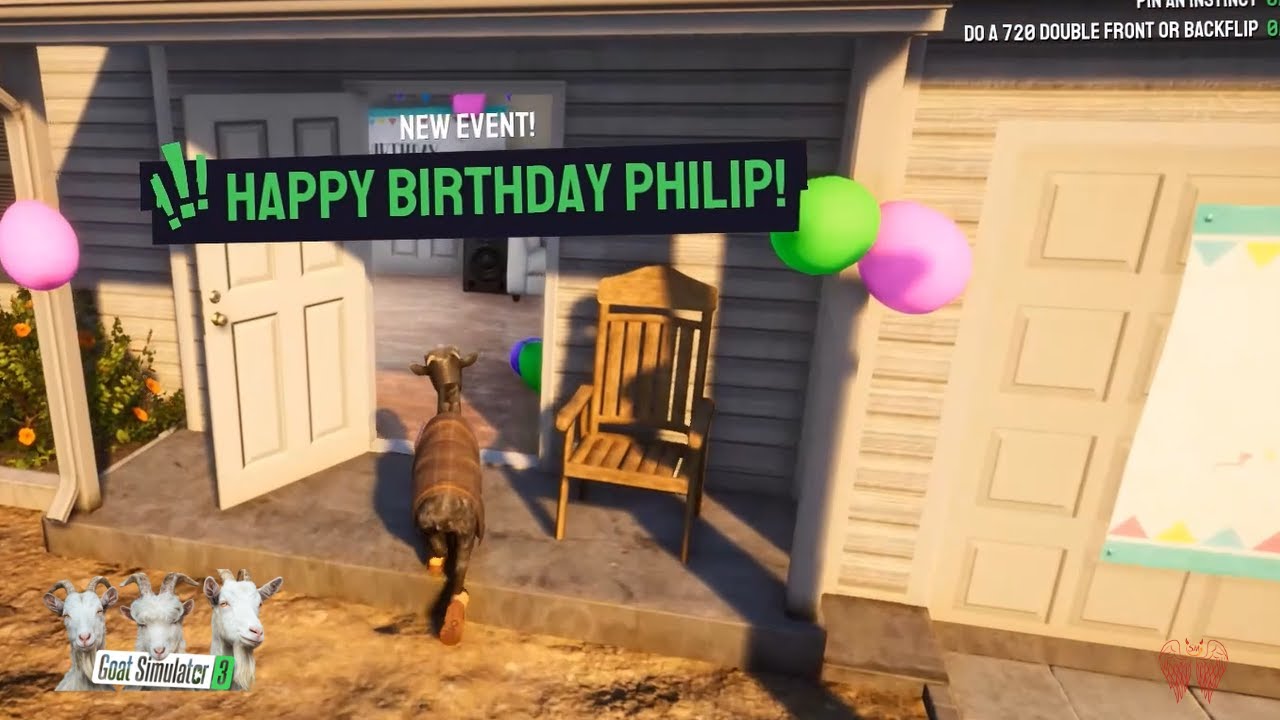 Goat Simulator - Happy Birthday Philip