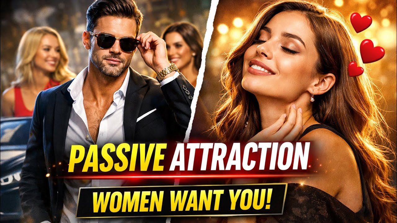 HOW to be ATTRACTIVE and MAGNETIC to WOMEN (passive attraction explained)