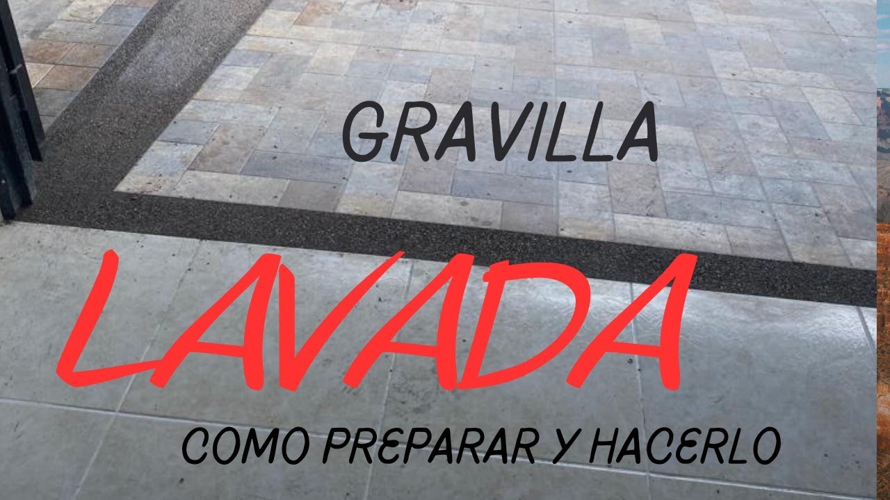 ✅ COMO LAVAR GRAVILLA CON GRANO BLANCO ( fácil y rápido)#manosalaobra #ceramica #construction