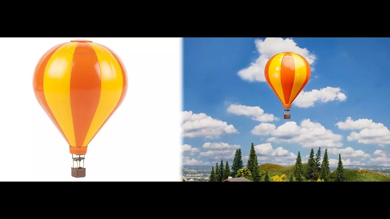 FALLER 232390 N SCALE HOT AIR BALLOON KIT