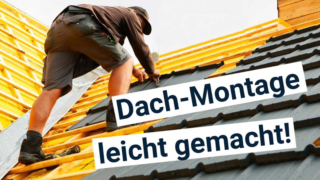 FEDURA Metalldach | Montage von Dachmodul Astra
