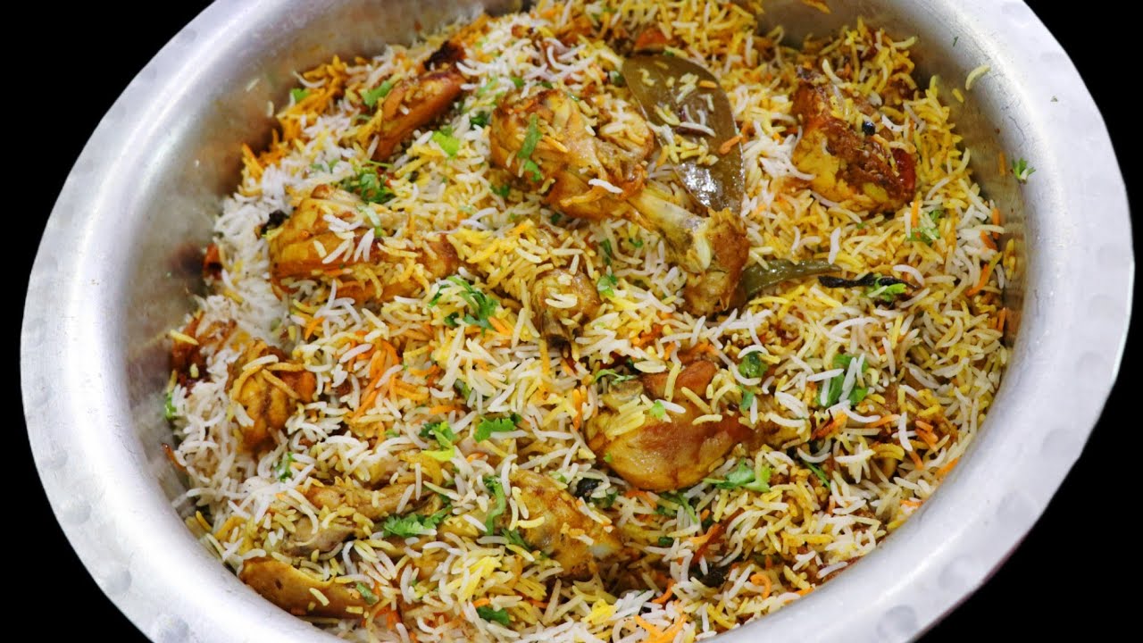 2kg Chicken Biryani | Muslim Style Chicken Biryani | Eid Special Fried Chicken Dum Biryani Recipe