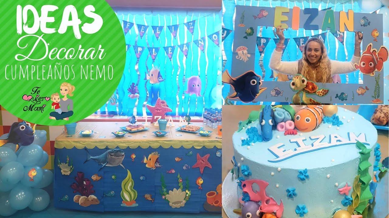 IDEAS PARA DECORAR CUMPLEAÑOS DE NEMO & DORY / IDEAS PARA DECORAR CUMPLEAÑOS DE PECES