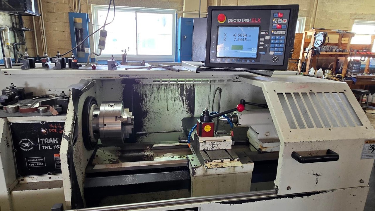 2009 Southwestern Industries TRAK 1630 CNC Flatbed Lathe