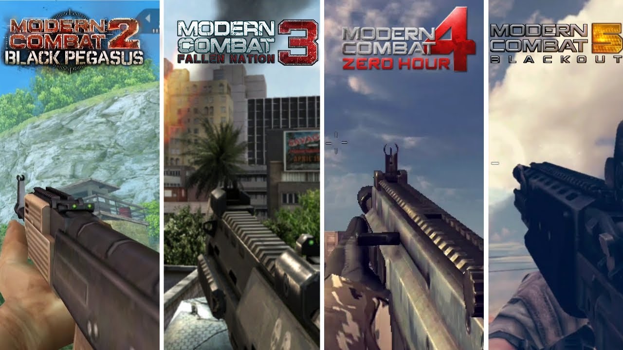 Modern Combat 2 Vs Modern Combat 3 Vs Modern Combat 4 Vs Modern Combat 5 | Android 2021!