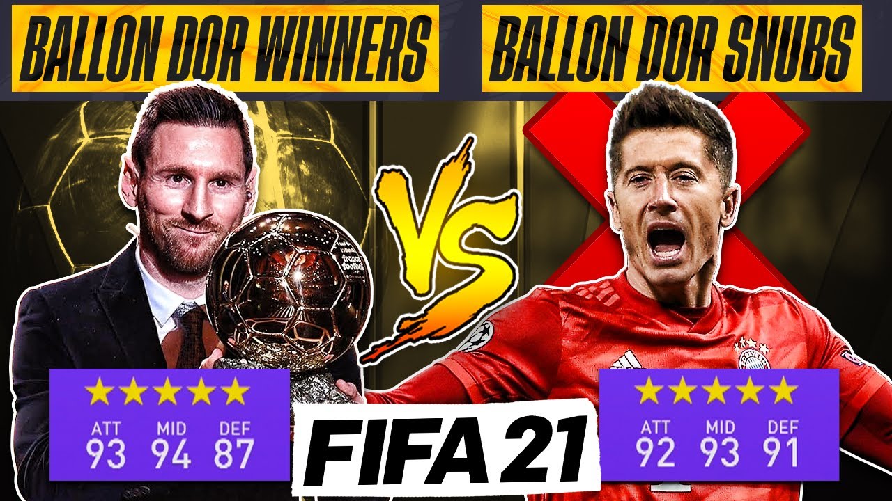 Ballon d'Or Winners VS Ballon d'Or Snubs | FIFA 21 Career Mode Experiment
