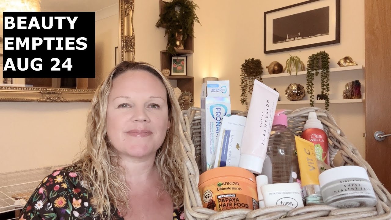 Beauty Empties Aug 24 - Products I've used up this month