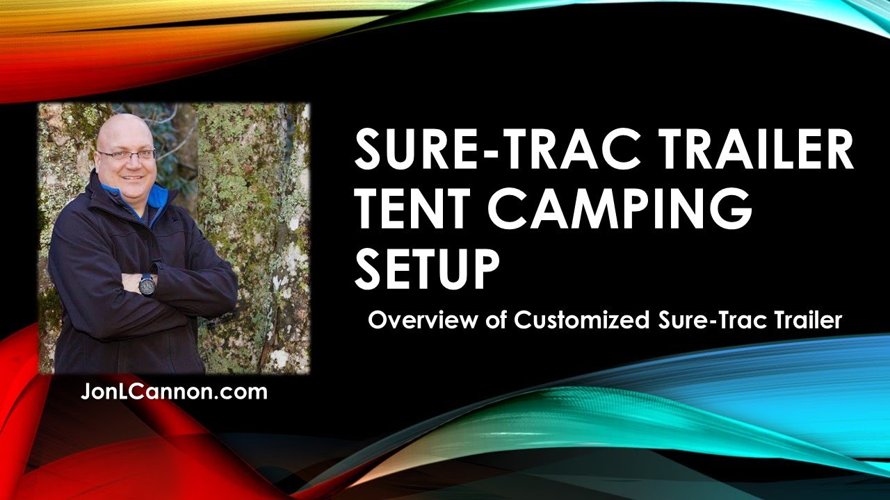Sure-Trac Trailer Tent Camping Setup