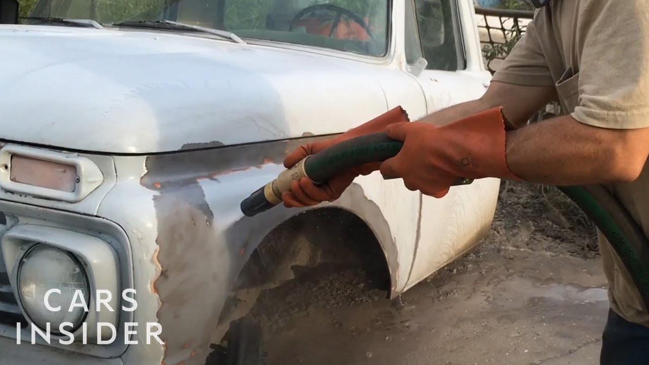 How To Strip Your Car&rsquo;s Paint With Dustless Blasting