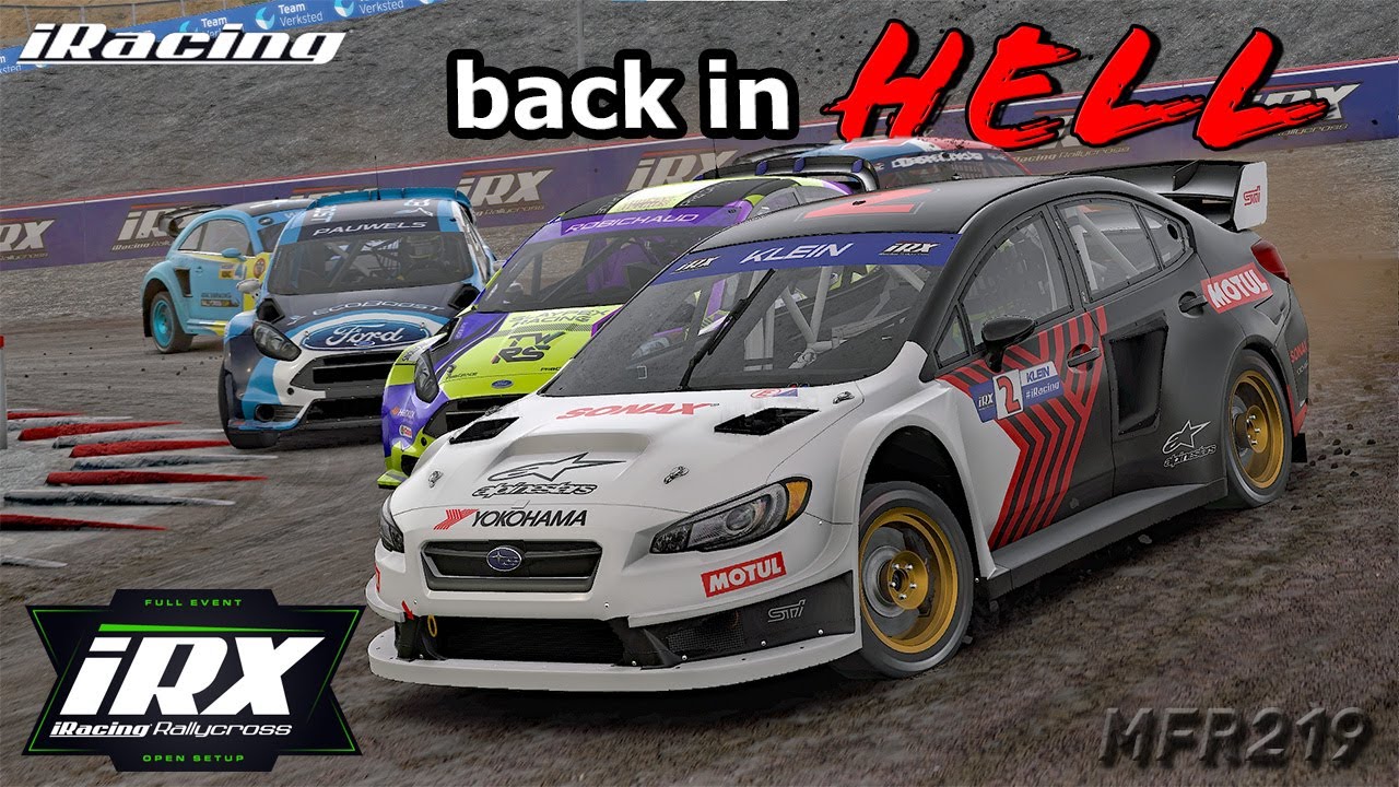 Rallycross Series Open at Lånkebanen (Hell RX)  - iRacing Dirt Road