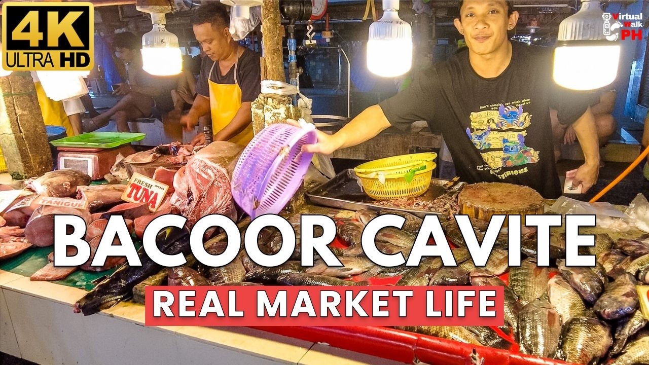 [4K] Amazing Bacoor Cavite Market Walk | Fresh Food, Vendors & Real Local Life
