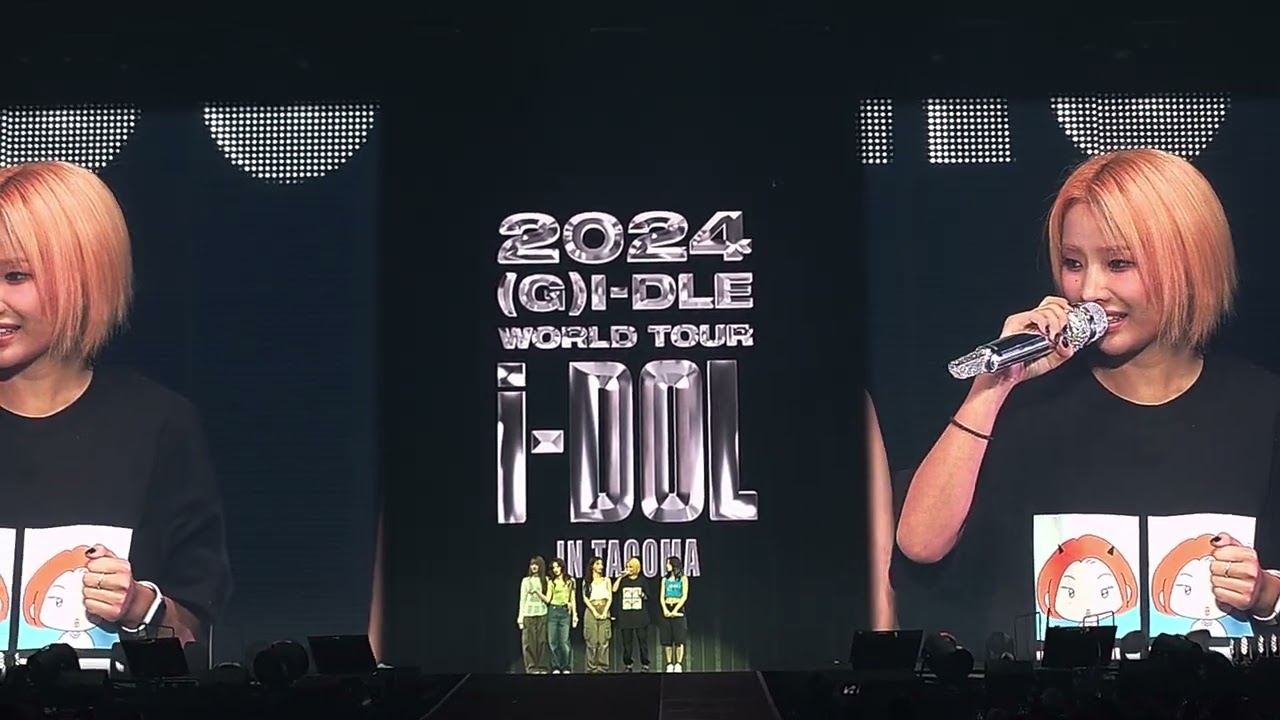 (G)I-DLE - Soundcheck - Ment 1 - iDOL Tour in Tacoma, WA - Tacoma Dome (09/06/2024)