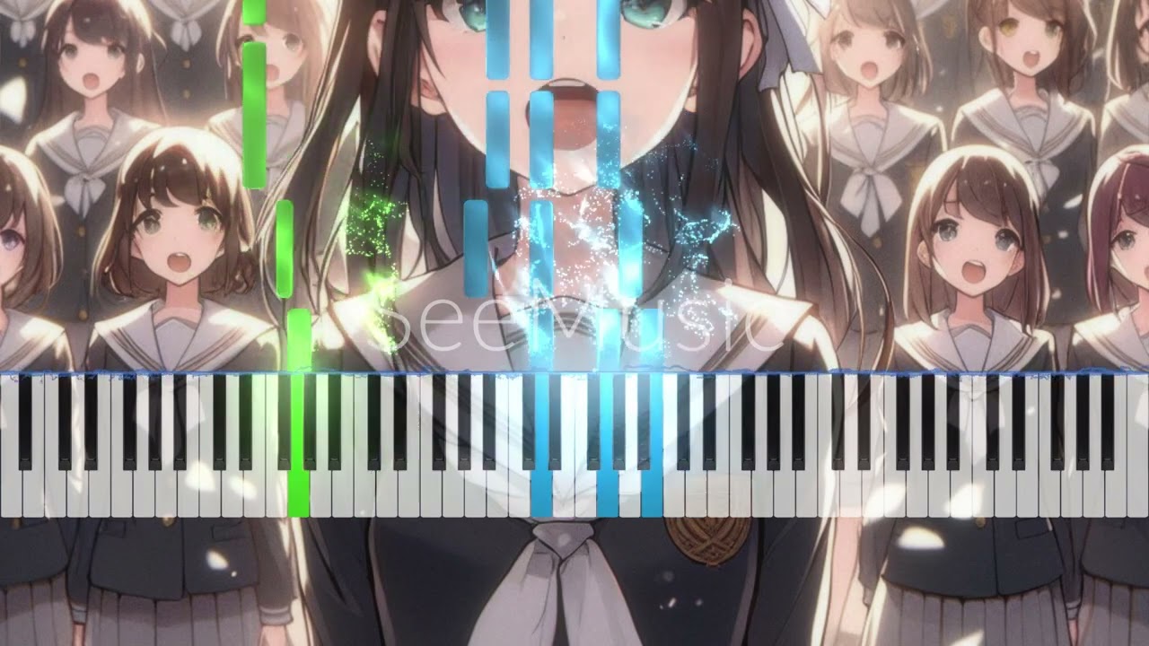 【合唱曲伴奏】遥か… ピアノ伴奏 鍵盤付き GReeeeN 西條太貴 SeeMusic