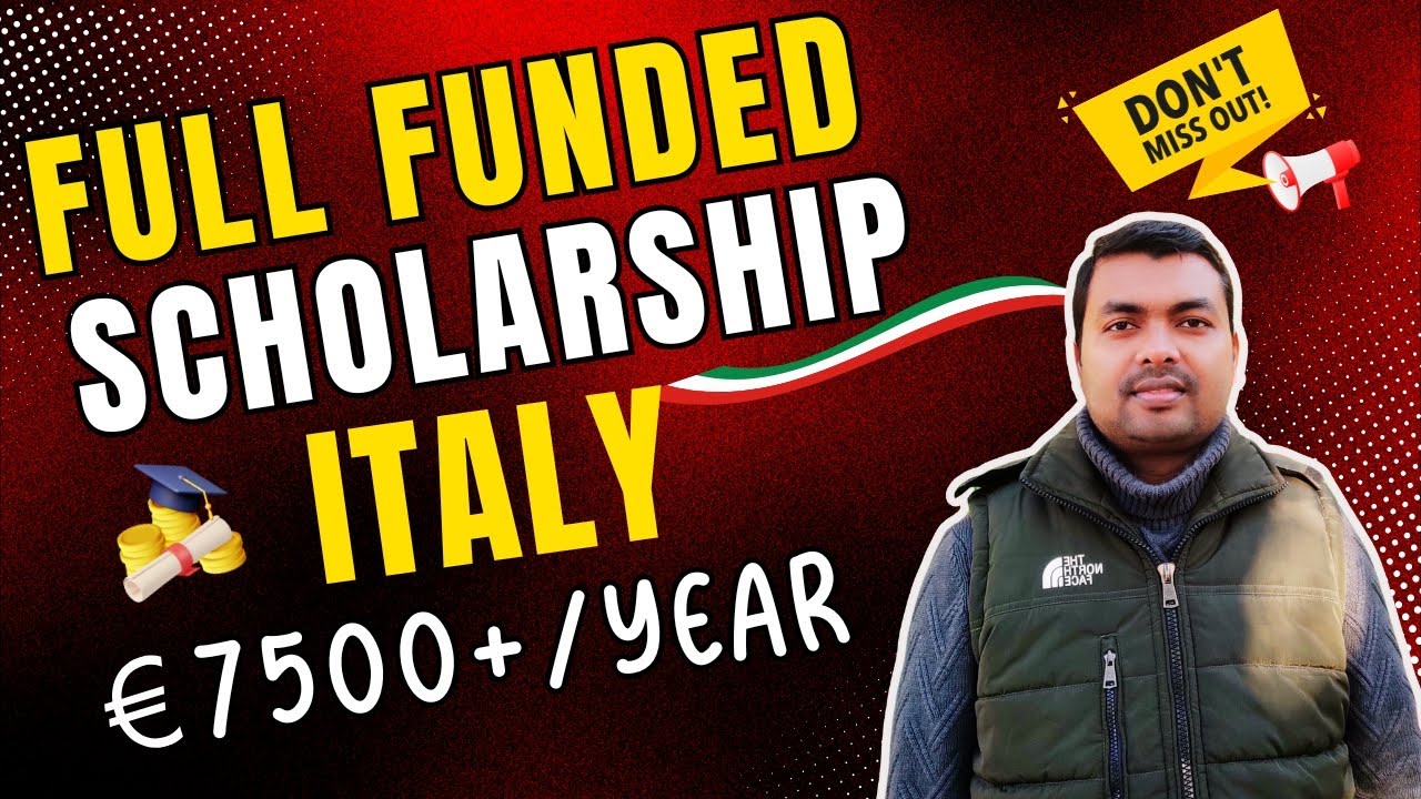 Fully Funded Scholarship in Italy 2025 🌍 Free Study in Italy ✅ Apply Now Before It’s Too Late