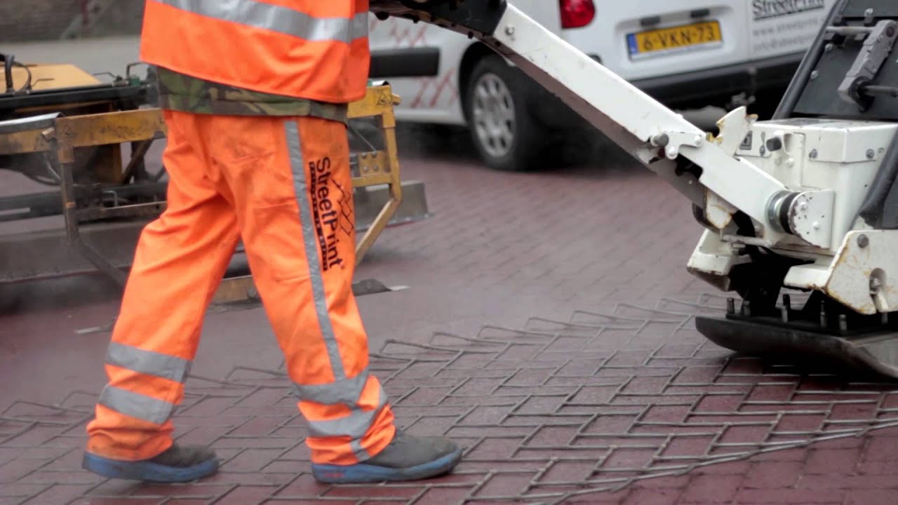 Streetprint Creatieve patronen in asfalt
