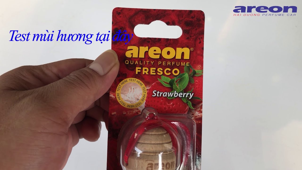 Cách sử dụng tinh dầu Areon fresco