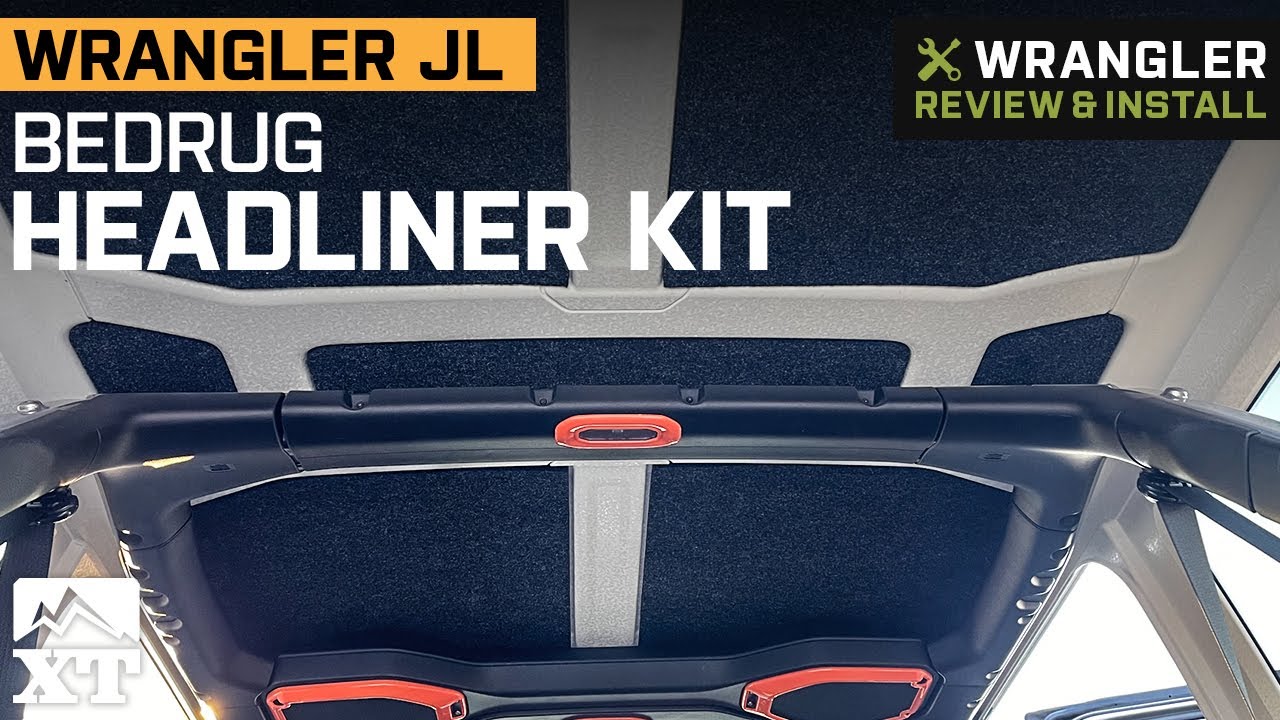 Jeep Wrangler JL 4-Door BedRug Headliner Kit Review & Install