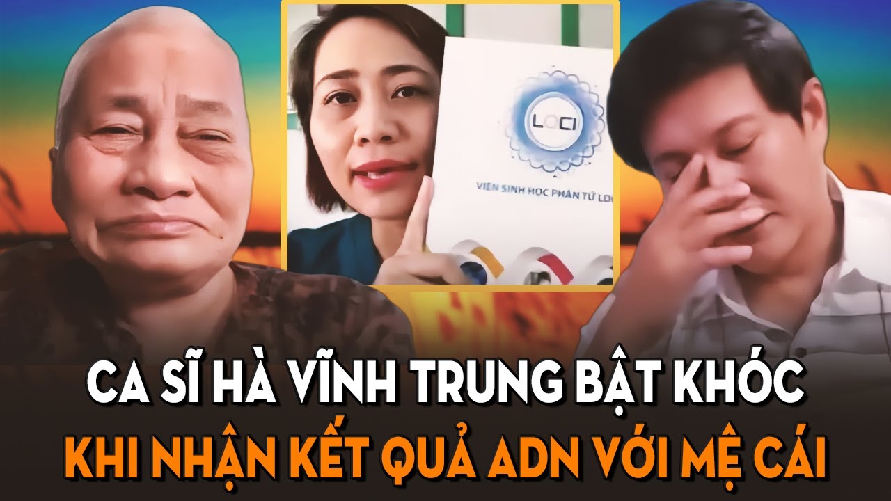 Ca sĩ Hà Vĩnh Trung không kìm được nước mắt khi nghe kết quả xét nghiệm ADN cùng mệ Cái ở Thuận An