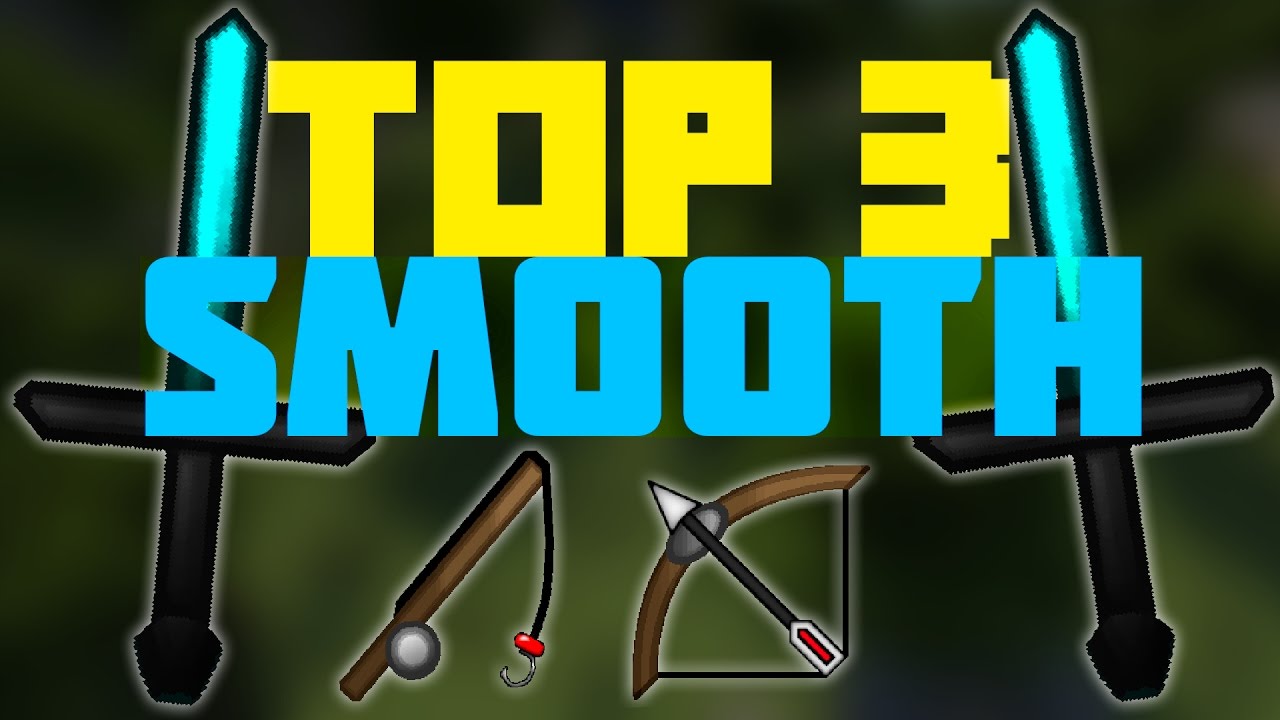 TOP 3 MINECRAFT PVP TEXTURE PACKS SMOOTH  - 1.9.X 1.8.X 1.7.X