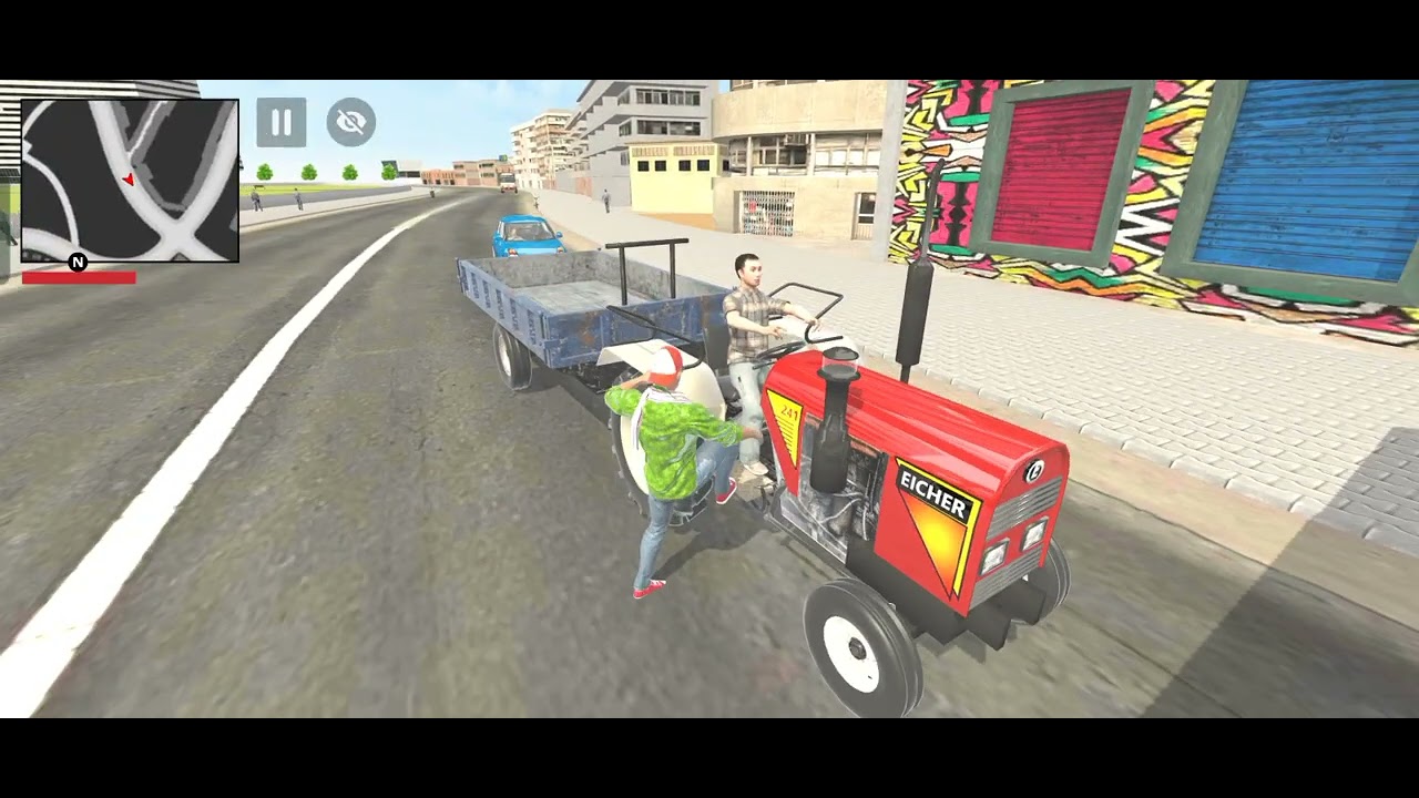 Franklin rode a bicycle 🚲 in game 😅🎮