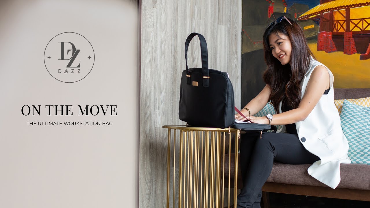 On the Move Handbag: The Ultimate Workstation Laptop Bag by DAZZ