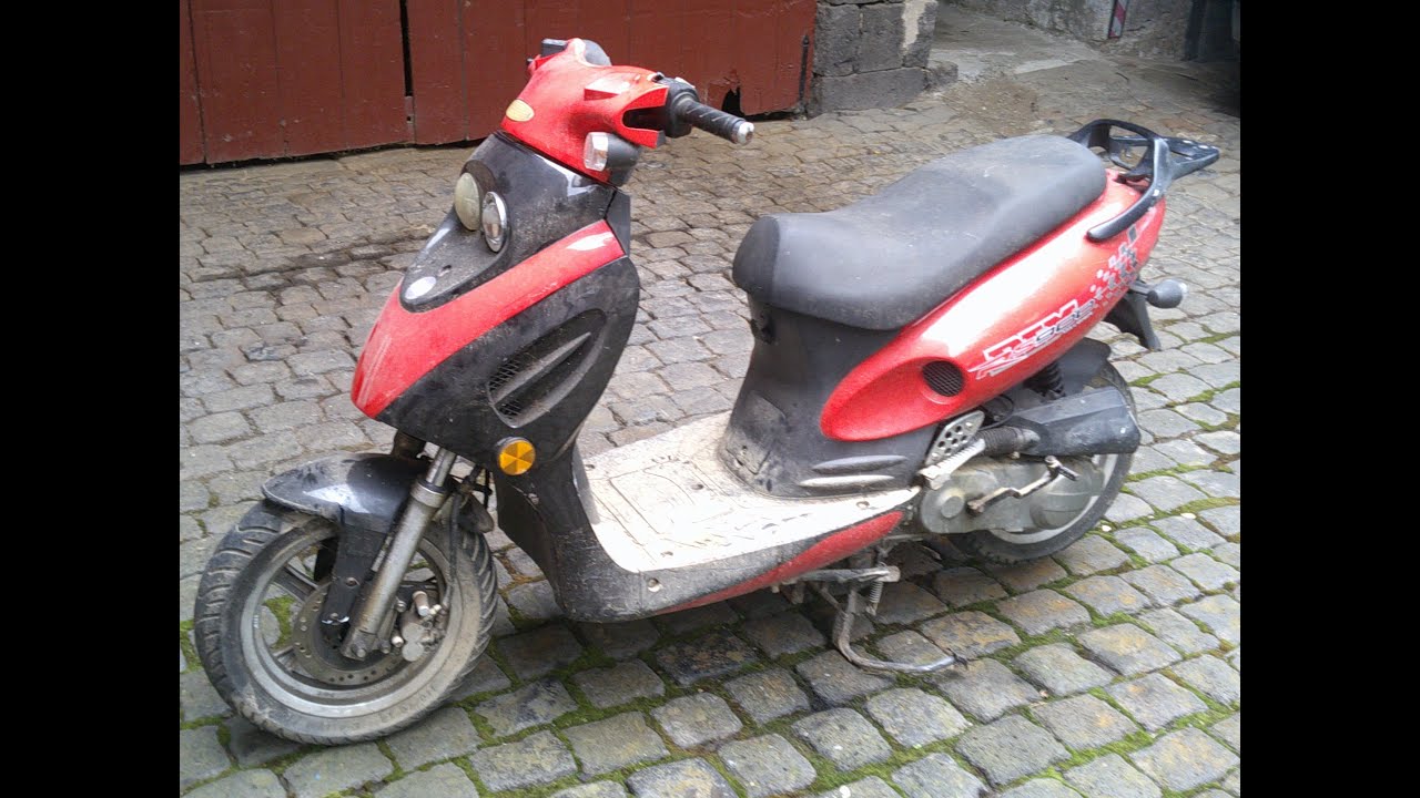 Der Roller, der aus dem Hochwasser kam. Startet der Rex RS 900 noch?