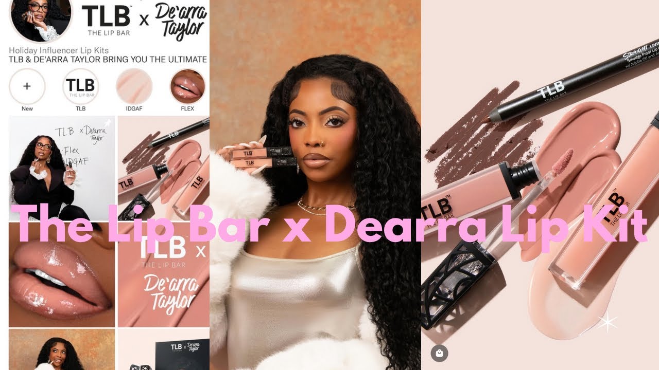 I TRIED DEARRA TAYLOR’S Lip Kit💕 WAS IT WORTH IT? 