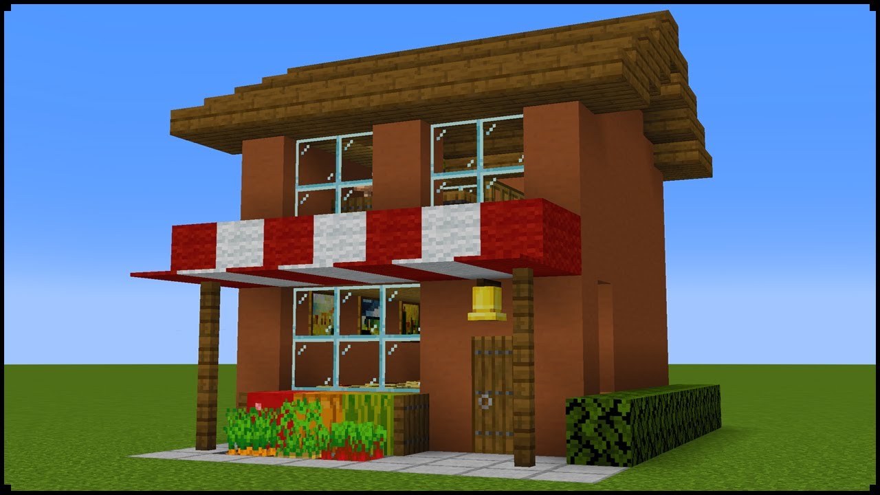How To Make a Grocery Store | How To Build a City In Minecraft