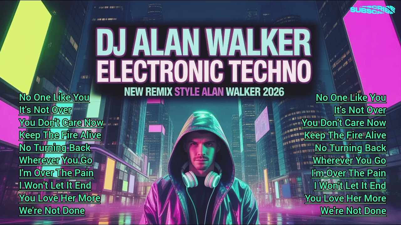 ⚡ALAN WALKER || ELECTRONIC MUSIC REMIX 🎧 NEW DJ STYLE ALAN WALKER REMIX 2026  #EDM #remix #chill