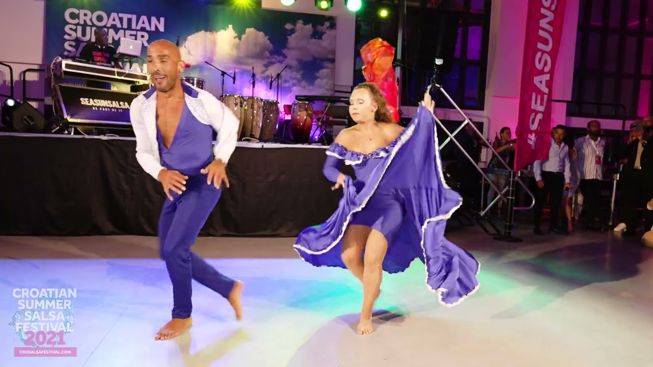 Osbanis & Anneta salsa cubana show performance - Croatian Summer Salsa Festival 2021, Rovinj