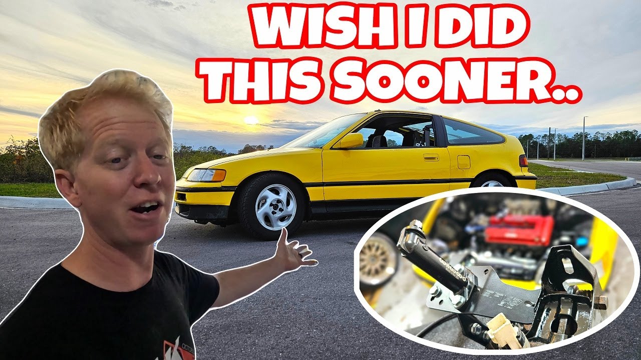 Ultimate CRX Cable To Hydraulic Clutch Pedal Conversion + Review! | Hush Performance