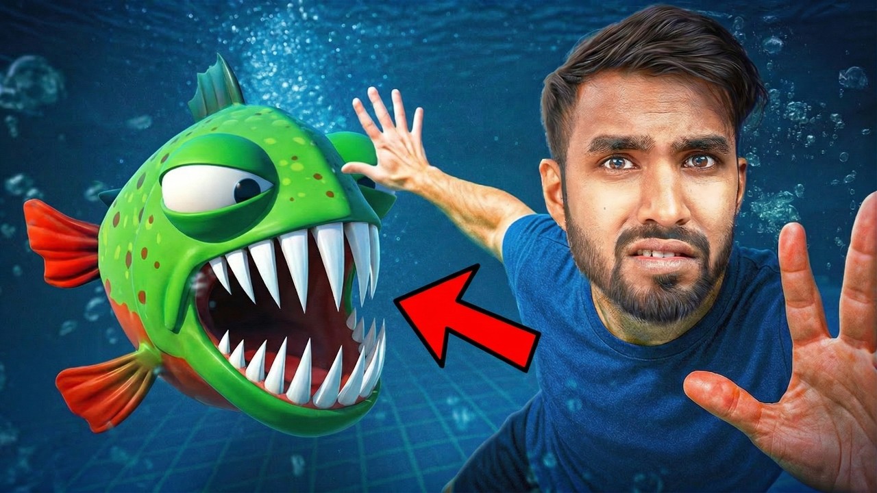 FINALLY I ESCAPED THE GOLDEN FISH | TECHNO GAMERZ