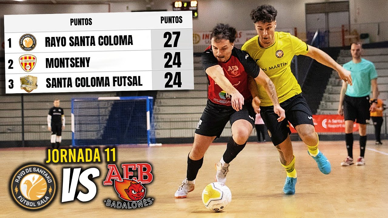 ¡Defendemos el liderato! Jornada 11 - Rayo de Santa Coloma VS Badalonés