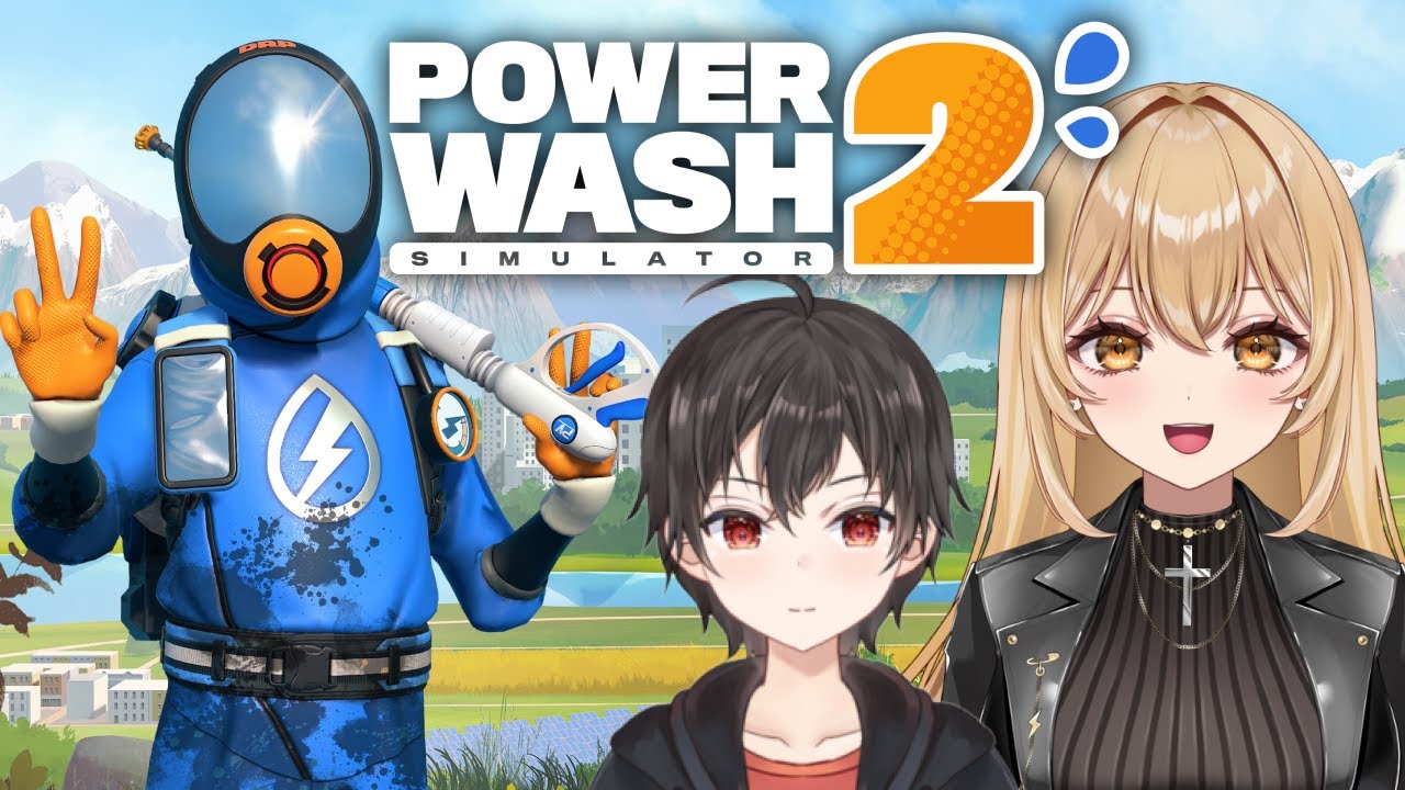 【PowerWash Simulator 2/パワーウォッシュシミュレーター2】ただひたすらに洗う【野々々村ラテ/個人Vtuber】