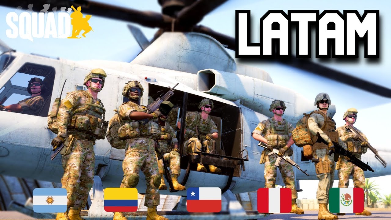 el MEJOR juego de GUERRA MODERNA | SQUAD LATAM #4