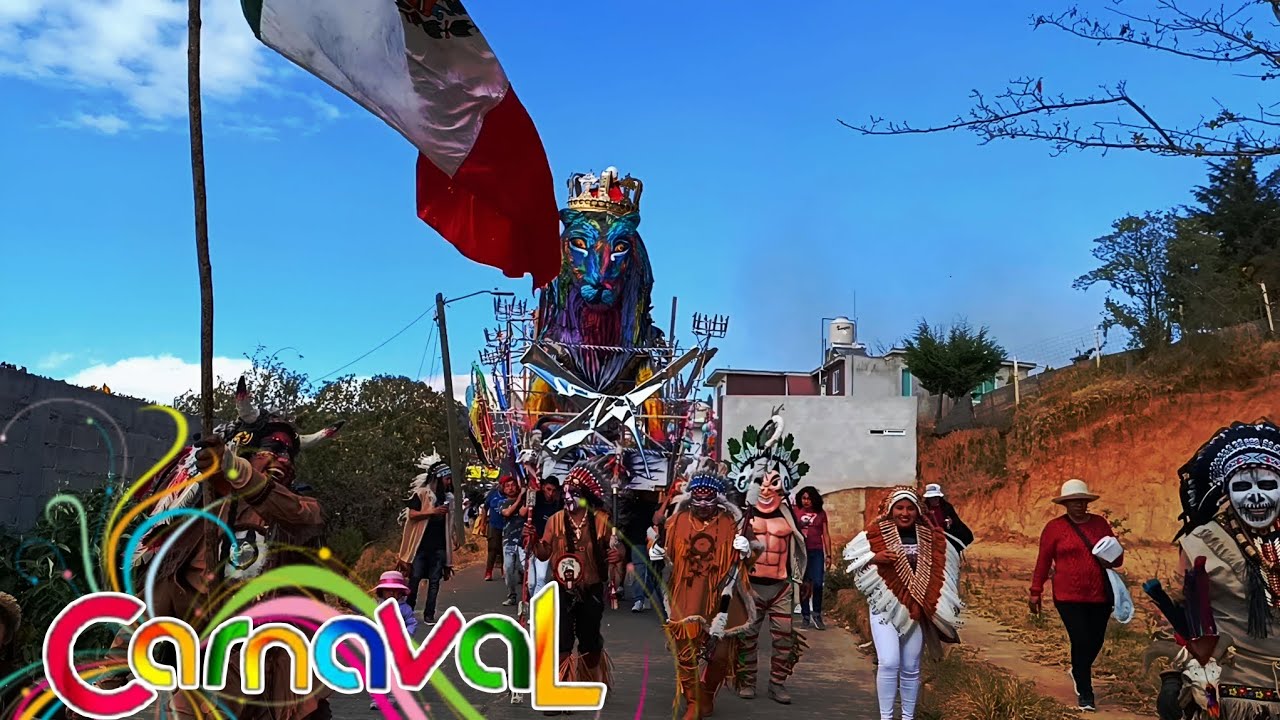Carnaval San Lorenzo Huitzizilapan 2024 Domingo (Parte 2) Org Apaches