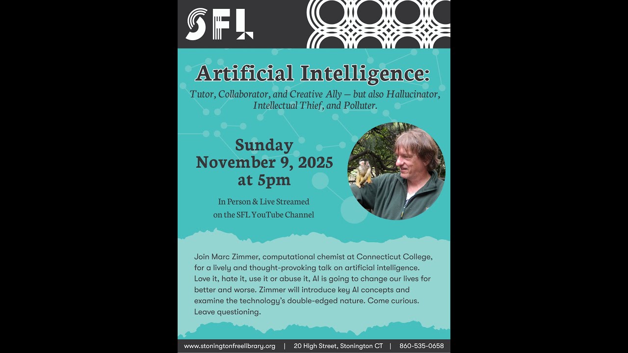 Artificial Intelligence presented by Marc Zimmer