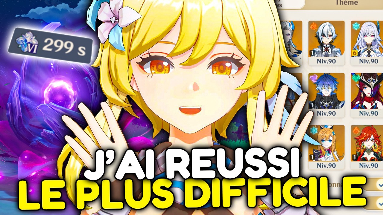 J'ai enfin réussi le mode le plus DIFFICILE de Genshin Impact ! (en F2G)