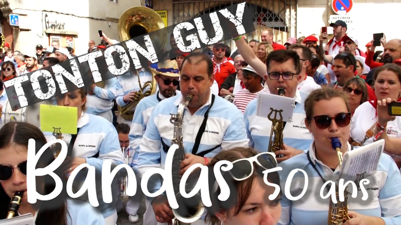 Banda de BESSINES ambiance place du Lion d'Or Dimanche CONDOM 2023