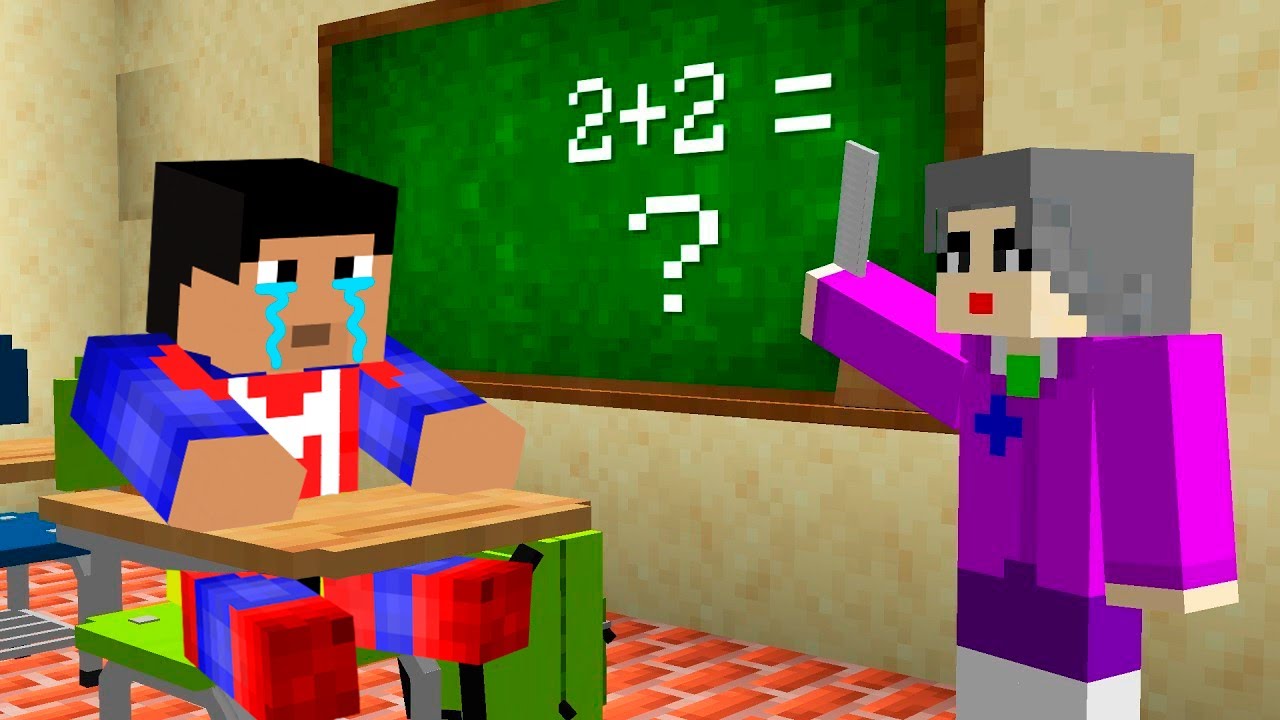 FUI CAPTURADO POR LA PROFESORA MALVADA EN MINECRAFT TROLL 😱