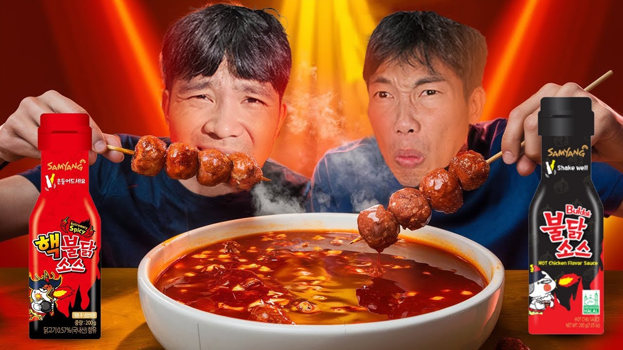 PHD | Người Cuối Cùng Ngừng Ăn Xiên Que Chấm Sốt Samyang Siêu Cay Thắng 10 Triệu | Spicy Noodles
