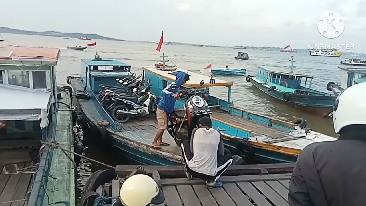 pelabuhan penyebrangan klotok kampung baru balikpapan tujuan penajam pasir utara