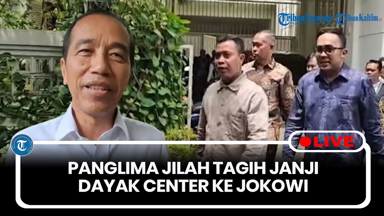 🔴LIVE: Panglima Jilah Tagih Janji Pembangunan Dayak Center ke Jokowi di Solo